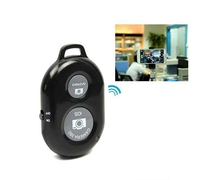 Wireless Bluetooth Camera Shutter Remote Control for Smartphones | Selfie Clicker Button for Mobile