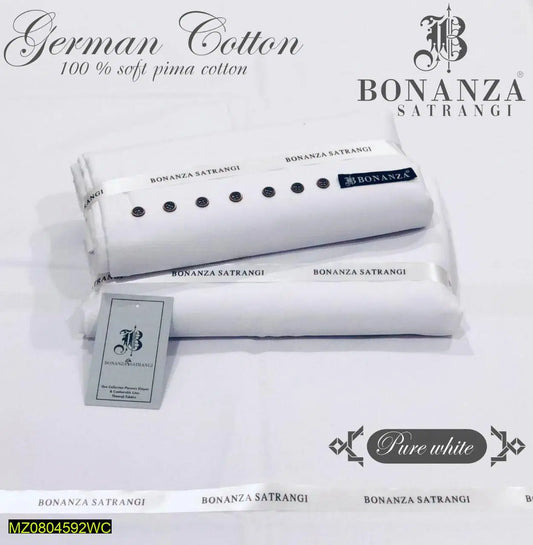 Men Pima Cotton Unstitched Suit